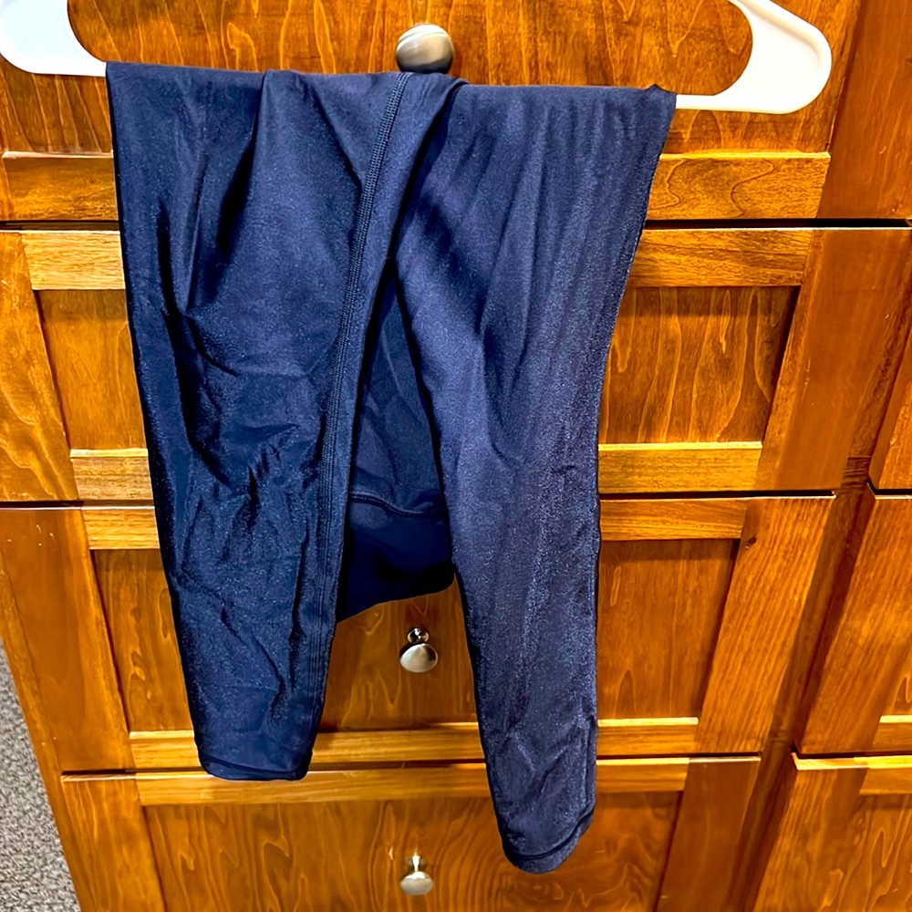 Athleta Elation Shine Tight Navy